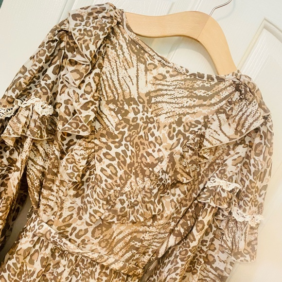 NWT  Spell & the Gypsy Collective Leopard Print Ada Gown - Picture 9 of 17